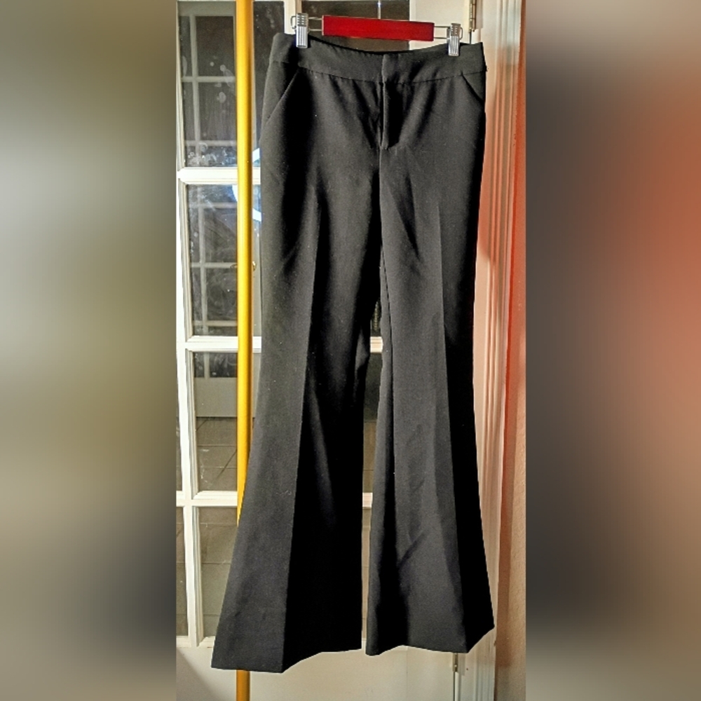 INC International Concepts Black Flare Pants